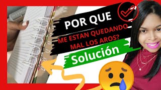 🤯🤯Como Cerrar los Aros correctamente con La Cinch  Encuadernando mis Libretas Personalizadas 📚 [upl. by Fretwell]