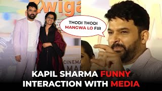 Thodi Thodi Mangwa Lo Fir Kapil Sharma’s Interaction With Media Leaves Us In Splits [upl. by Vigen]