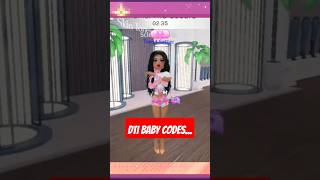 DTI BABY HALLOWEEN CODES roblox dti dresstoimpressroblox dresstoimpress [upl. by Nirrok872]