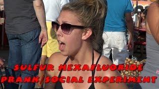 Sulfur Hexafluoride Voice Change Prank Public Pranks S01E07 [upl. by Otreblide]