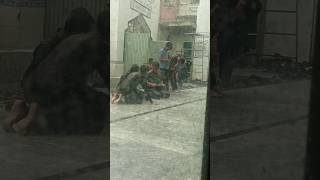 Children Saying Prayer During Rain MashAllah ❤️ explore viral shorts [upl. by Fessuoy]