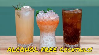 3 Quick amp Easy Homemade Mocktails  NonAlcoholic Drinks For Date Nights GetTogether Parties [upl. by Ssitruc822]