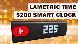 LaMetric TIME Smart Clock for Social Media Stocks Crypto and more [upl. by Suravaj669]