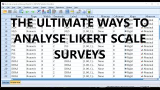 The BEST way to analyse Likert scale surveys [upl. by Heilman]