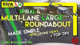 ROUNDABOUTS Spiral amp Multilane Roundabouts Made Easy Part 3  How to Choose the Correct Lane [upl. by Ttoille]