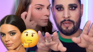 Kendall Jenner Makeup Routine  PRO MUA REACTS [upl. by Essej448]