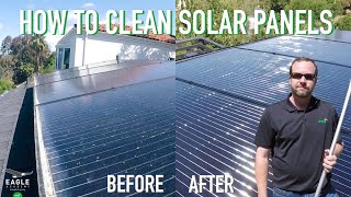 How to Clean Solar Panels [upl. by Aiekat]