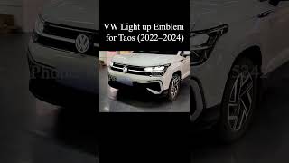 Transform Your Taos with a Light up VW Emblem 2022–2024 [upl. by Simdars]