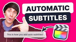 How to Add Subtitles in Final Cut Pro X  2 Simple Methods [upl. by Sheila]