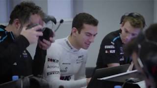 Nicholas Latifi Debut F1 test with ROKiT Williams Racing [upl. by Rena]