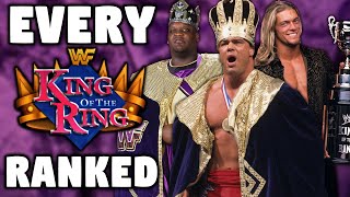 Every WWE King Of The Ring PPV Ranked From WORST To BEST [upl. by Birkett]