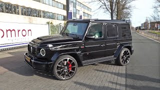 BRABUS 700 40 V8 Biturbo Widestar G63 AMG  Engine Start up Exhaust Sounds Accelerations [upl. by Dilan]