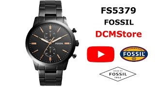 FS5379 Fossil Townsman All Black Chronograph [upl. by Devland]