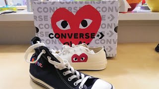 Comparando Converse Commes Des Garcons VS Converse Normales [upl. by Elohcin]