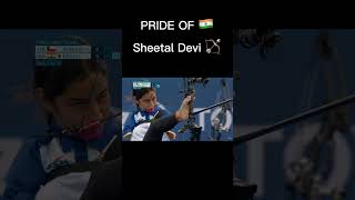 At 17 Sheetal Devi defies all odds in para archery with her unique and powerful technique 🎯💪 [upl. by Lamar]