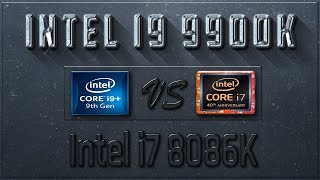 Intel i9 9900K vs i7 8086K Benchmarks  Test Review  Comparison  Gaming  10 Tests [upl. by Lledner477]