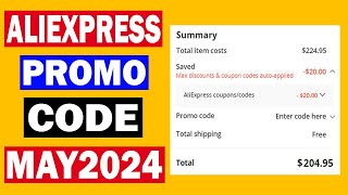 AliExpress Promo Code 2024  May New AliExpress Promo Code amp Discount Codes [upl. by Ailhad]