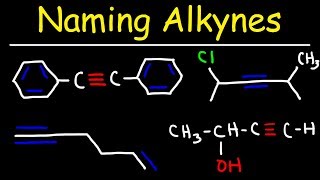 Naming Alkynes  IUPAC Nomenclature amp Common Names [upl. by Marteena66]