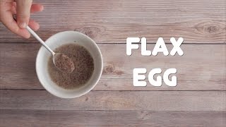 How To Make A Flax Egg  Loving It Vegan [upl. by Nnylidnarb322]