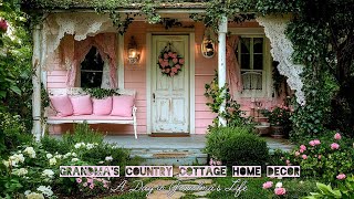 🌸🍃NOSTALGIC COTTAGE HOMETOUR Shabby Chic Decor Grandmas Vintage Home Awaken Your Design Potential [upl. by Lucia294]