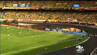 Colombia  Bolivia 50  Eliminatorias Mundial Brasil 2014  1 tiempo [upl. by Sedrul]