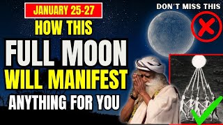 ✅Full Moon January 25th  This Full Moon Will Bring Miracles😍  Leo Full Moon 2024 [upl. by Ydnem]