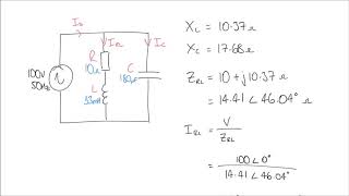 Using Phasor Diagrams to Evaluate Series and True Parallel RLC AC Circuits [upl. by Dessma]