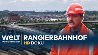 GüterzugDrehscheibe Maschen  Europas größter Rangierbahnhof  HD Doku [upl. by Aketal]