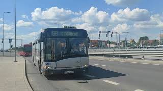 Vilniaus transportas 58 autobusas Stotis  Dzūkų g  Minsko Pl  Kalnėnai  Guriai  Grigaičiai [upl. by Ynez]