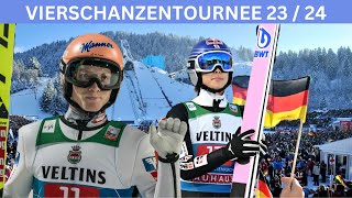 Skispringen Vierschanzentournee GarmischPartenkirchen 1 Durchgang [upl. by Laehcor]