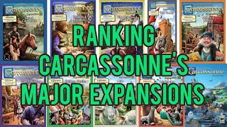 Carcassonne Ranking  Major Expansions  Carcassonne Expansionist [upl. by Haikan]