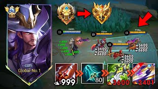 GLOBAL CLINT FULL DAMAGE BUILD CAN EASILY DOMINATE TANKY ENEMIES🔥 CLINT BEST BUILD 2024 PLS TRY [upl. by Aelc312]