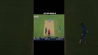 Mother Of Thriller 💀 cricket indvsnz lastoverthriller thriller [upl. by Anomor570]