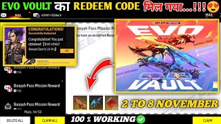 FREE FIRE REDEEM CODE TODAY 3 NOVEMBER REDEEM CODE FREE FIRE  FF REDEEM CODE TODAY 3 NOVEMBER [upl. by Binnie455]