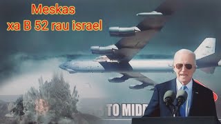 News xov xwm meskas xa b 52 pab israel tawm tsam iran 1104 2024 [upl. by Kamila]