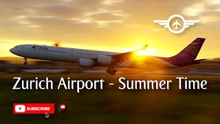 Zurich Airport  Summer Time [upl. by Annora184]