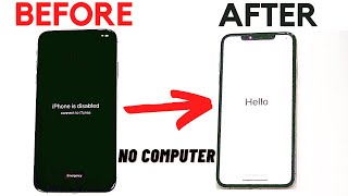 How to Undisable an iPhone without iTunes 2021 NO COMPUTER [upl. by Daniels520]