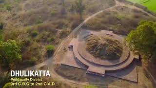 Dhulikatta buddha fort  Peddapalli district [upl. by Thin]