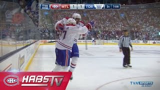 Galchenyuk marque le but gagnant à Toronto  Galchenyuk scores gamewinner in Toronto [upl. by Zeb]