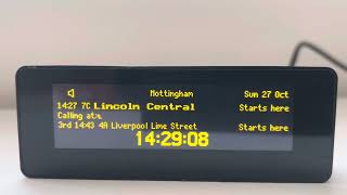 Clips from my UK Departure Board  2 [upl. by Tarrsus]