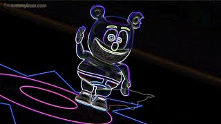 Preview 2 Gummy Bear English Song Slow Effects NEON SKETCH [upl. by Gildus]