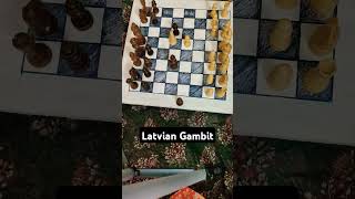 Latvian Gambit  White winCheckMate in 6 Moves easy chess traps and tricks chess shorts [upl. by Licko]