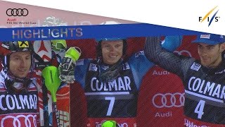 Highlights  Kristoffersen defends 3Tre slalom title in Madonna di Campiglio  FIS Alpine [upl. by Eigger]