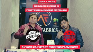 ANYONE CAN BUSINESS FROM HOME II AQSA FABRICS II PATEL MARKET II HYDERABAD [upl. by Nolan]