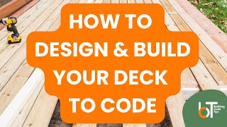 Beginners Guide To Deck Joist Beam And Post Design  Deck Series [upl. by Jung768]