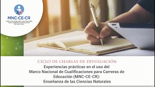 Enseñanza de las Ciencias Naturales experiencias prácticas del MNC CE CR [upl. by Nevetse]