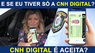 CNH DIGITAL É VÁLIDA  POSSO SER MULTADO SE ESTIVER SÓ COM A CNH DIGITAL [upl. by Notyap649]