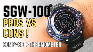 Casio SGW100 Review Affordable Twin Sensor Watch for Outdoor Enthusiasts [upl. by Nodnarg]