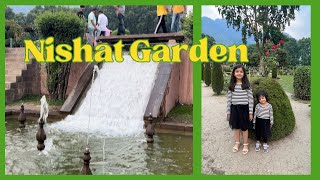 Nishat Garden Srinagar A Paradise on Earth 🌸  Kashmirs Crown Jewel [upl. by Marlen279]