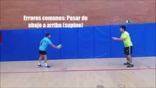 Pase pronación balonmano [upl. by Geralda]